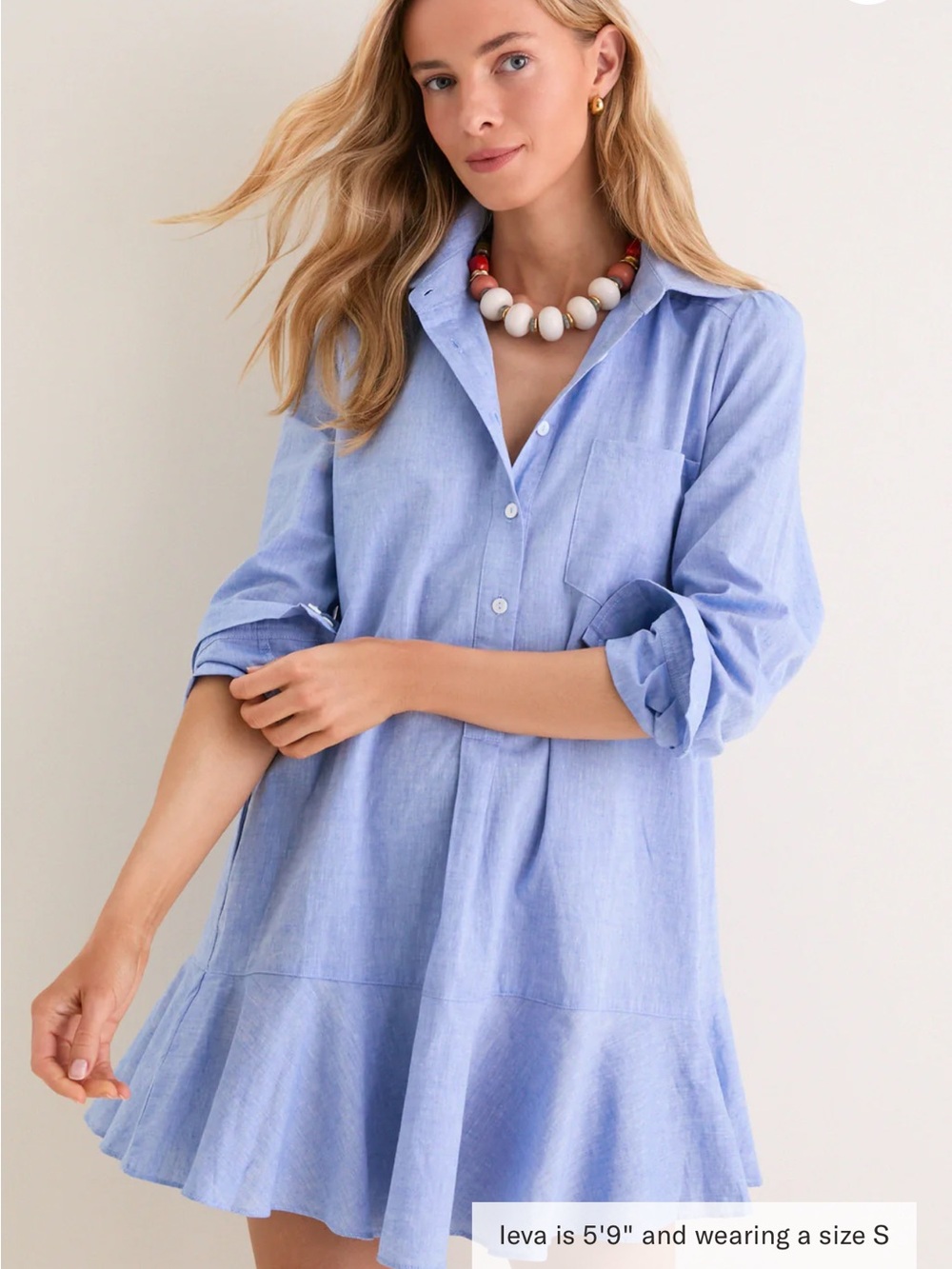 Tuckernuck Blue Callahan Shirt Dress